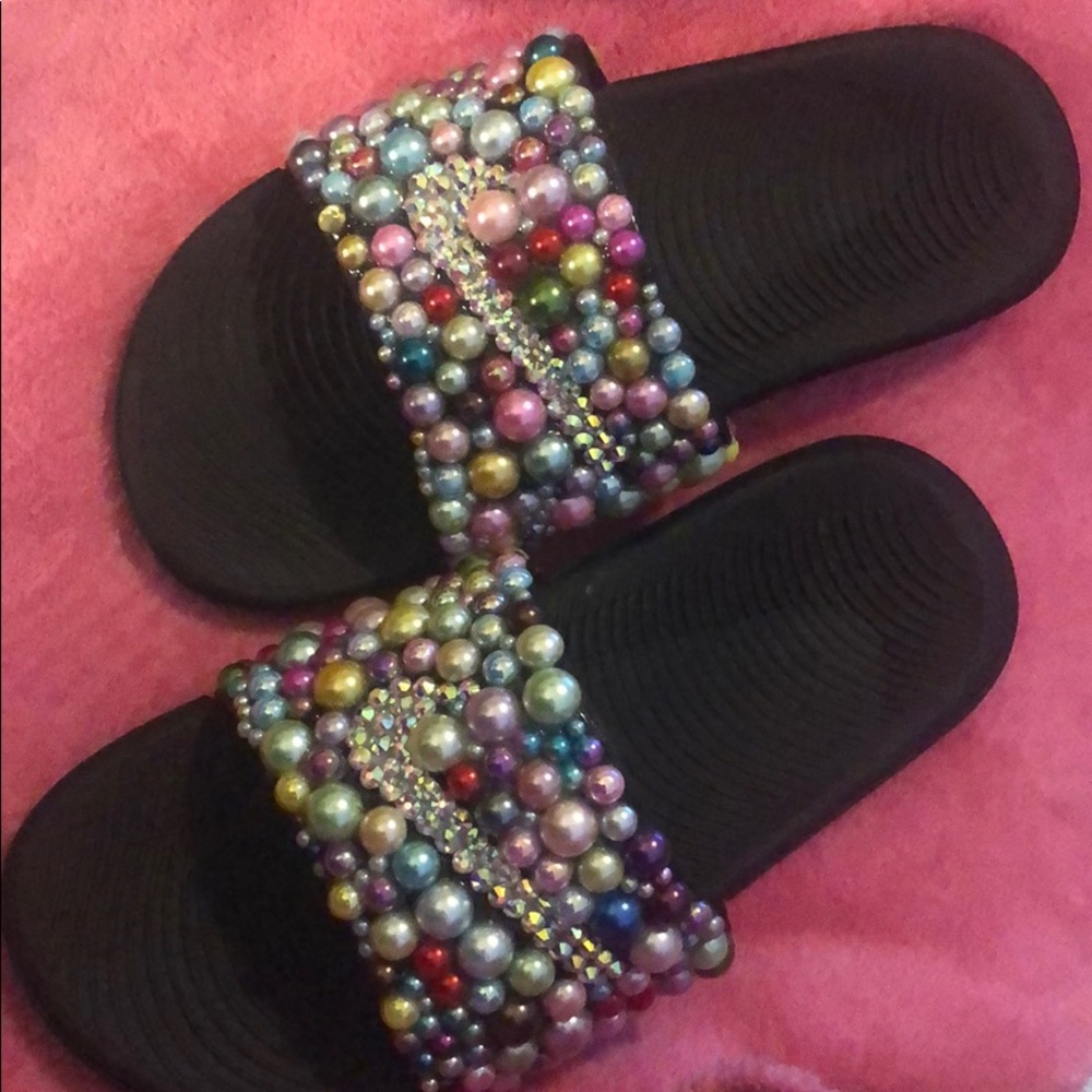 Custom Nike slides